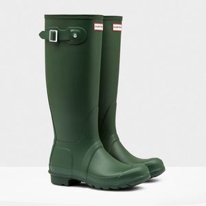 Women's Original Tall Rain Boots: Hunter Green